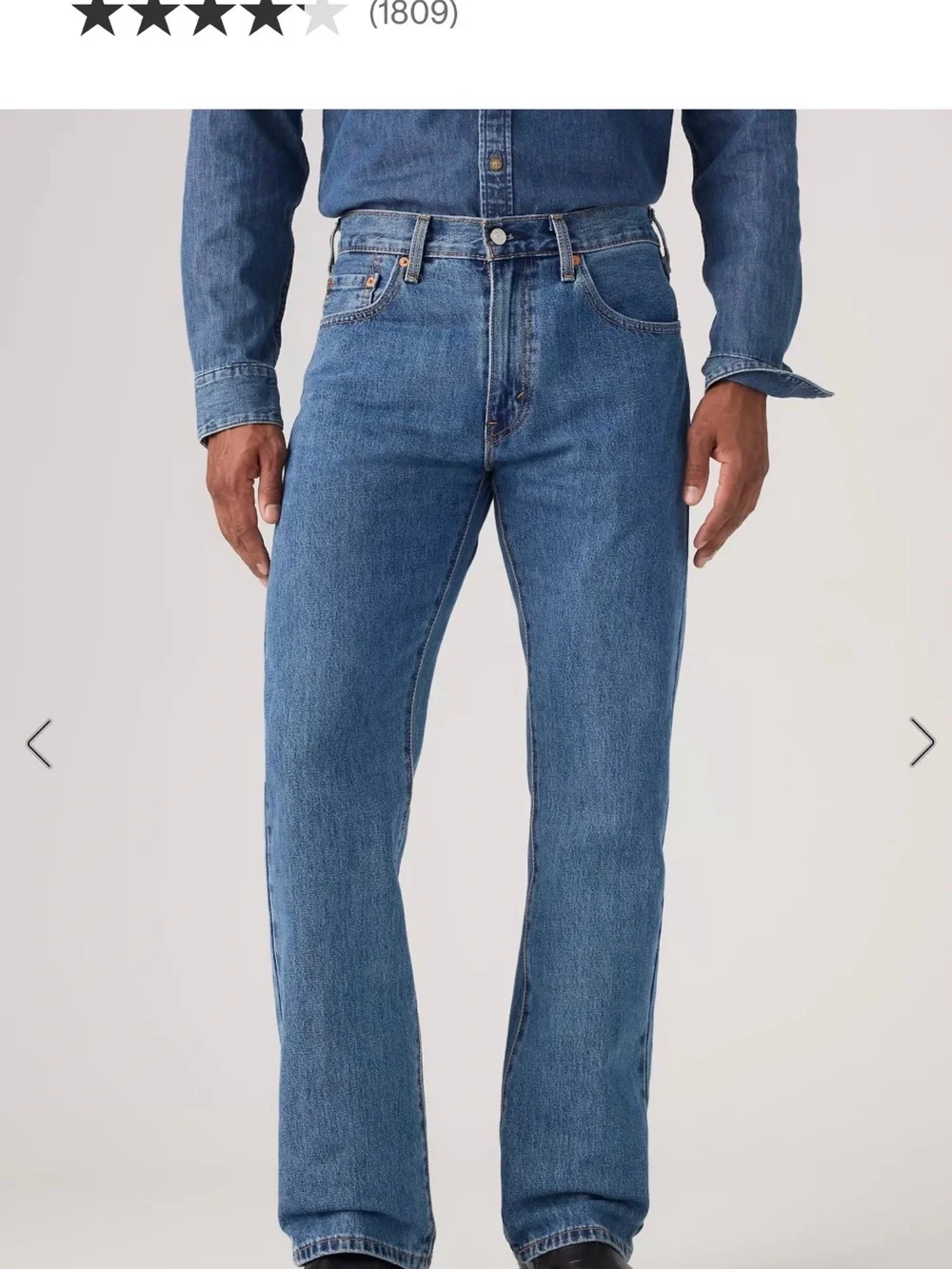 Levi's Men's Medium wash Blue Bootcut Jeans